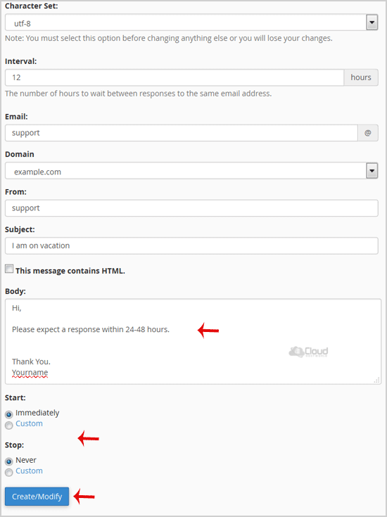 chwkb-autoresponder-email-configuration